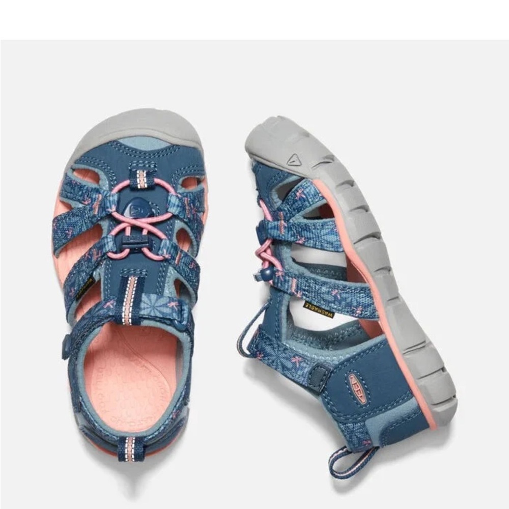 Keen Big Kids Seacamp II CNX in Real Teal/Stone Blue